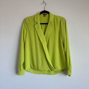 Vince Camuto Lime Green Blouse